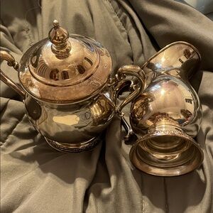 Elegant Silver Tea Set